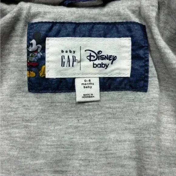 Baby Gap Mickey Mouse Down Coat c Disney 0-6 Months - Picture 7 of 10